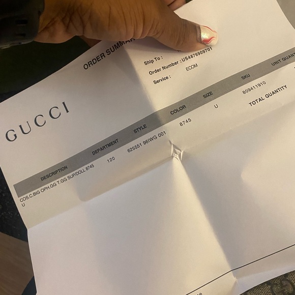 💯 Authentic Gucci OPHIDIA LARGE COSMETIC CASE- like new - Picture 5 of 12